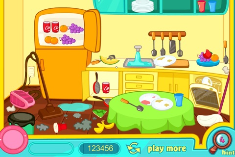 Messy Kitchen - Clean Up Games screenshot 2