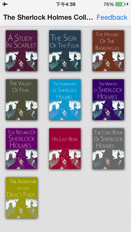 SALE:The Sherlock Holmes Collection.（The Sign of the Four ,The Case book of Sherlock Holmes...etc.10 books）(sherlock season)