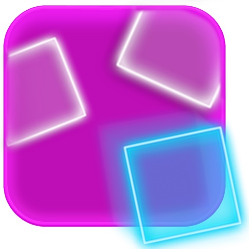 Don't Touch White Box - Neon Space Boxes Avoider icon
