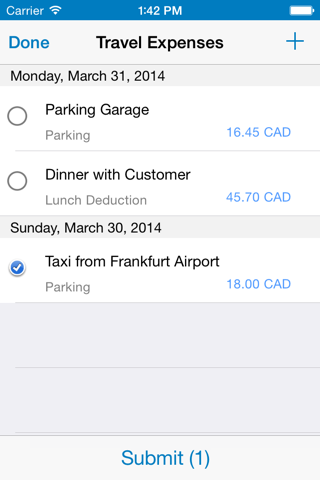 SAP Travel Receipt Capture screenshot 3