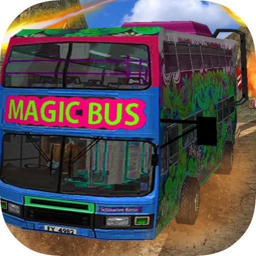 Crazy Magic Bus Icon