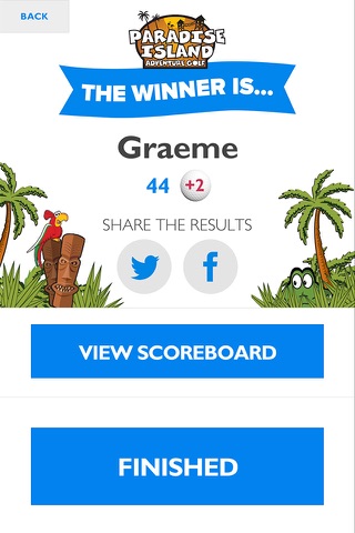 Paradise Island Adventure Golf - Scorecard screenshot 4