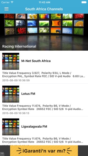 South Africa TV Channels Sat Info(圖2)-速報App