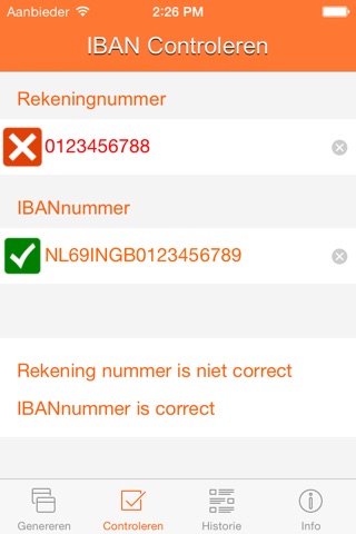 IBAN Checker screenshot 2