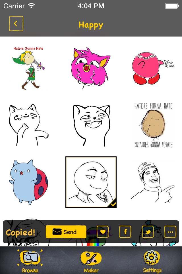 Magic Rage Faces - The Best Free Rage Face & Meme Library screenshot 2