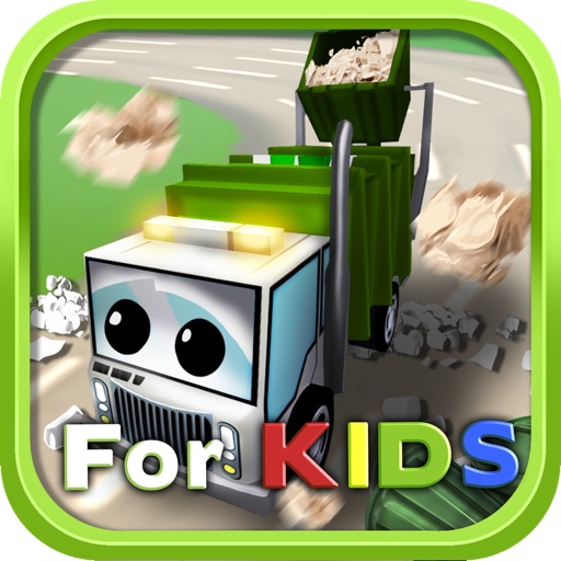 Little Garbage Car in Action - for Kids iOS App