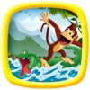 Monkey River Race - Fun Jungle Runner Game