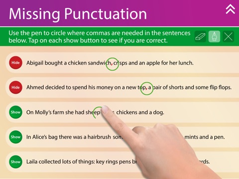 Punctuation screenshot 4