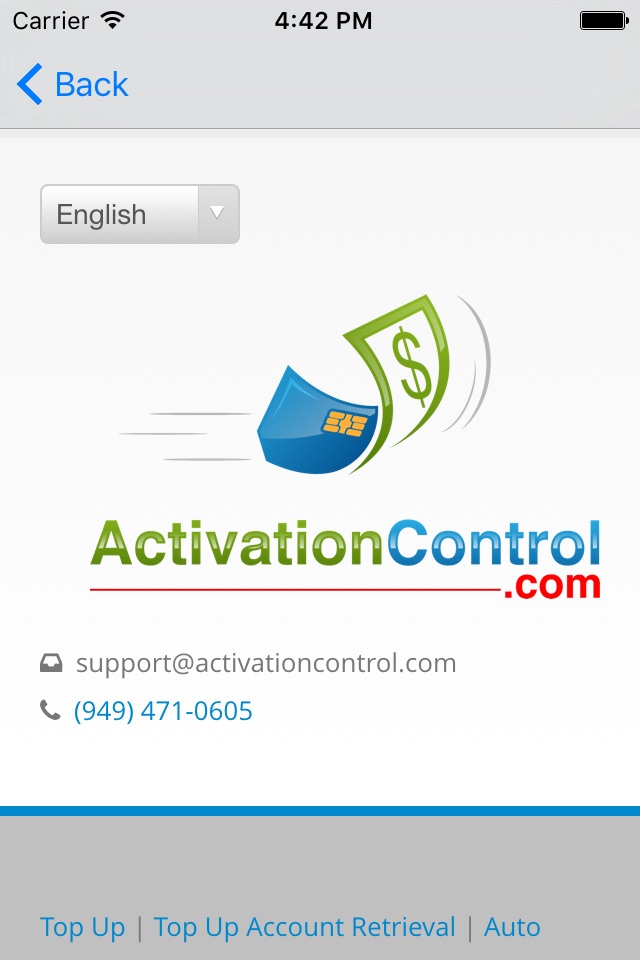 Activation Control screenshot 2