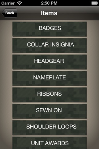 Uniform Guide Army screenshot 2