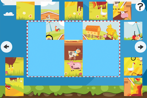 Farm Puzzles - Animals jigsaw puzzle game for children and parents with the world of the barn screenshot 2