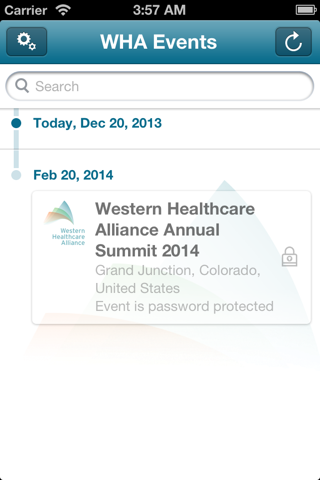 Western Healthcare Alliance's Events screenshot 2
