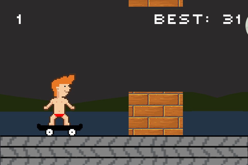 Naked Skater - Bro Edition screenshot 2