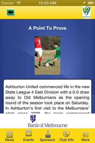 Ashburton United Soccer Club screenshot 4
