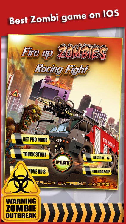 Zombies Street Racing Rage : All extreme Fire Truck Rescue Game For Really Cool Boys