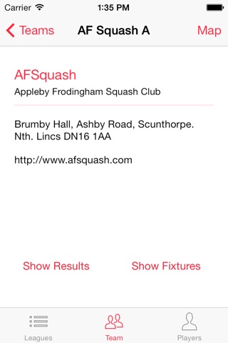 Humber Squash League screenshot 4