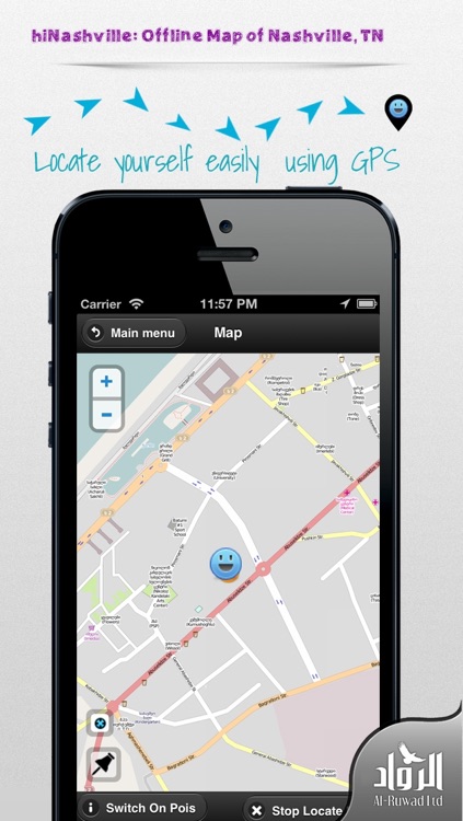 hiNashville: Offline Map of Nashville, TN