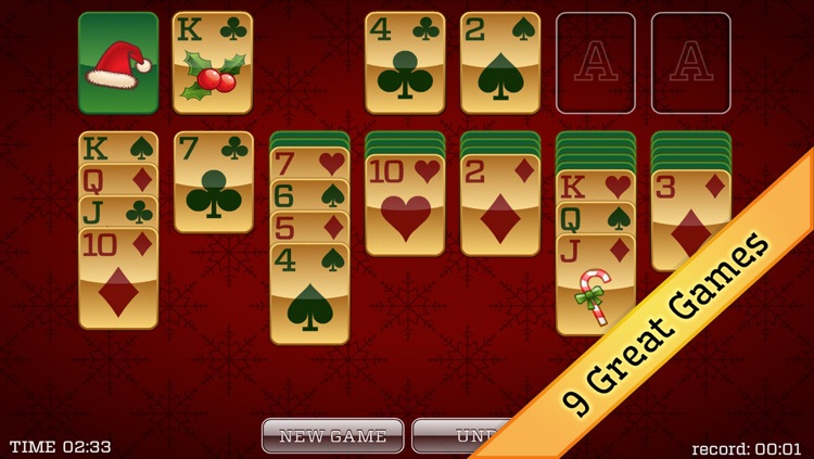 Christmas Solitaire AD FREE screenshot-3