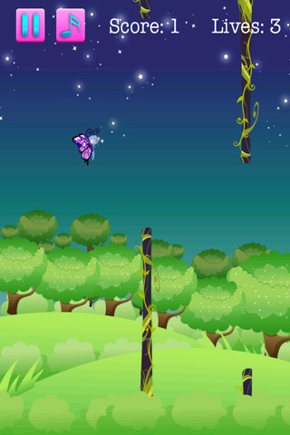 Butterfly Flapping Rush Challenge - A Forest Flying Strategy Game screenshot 3