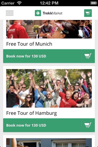 TrekkMarket - Book Incredible Tours and Activities on this Marketplace screenshot 2