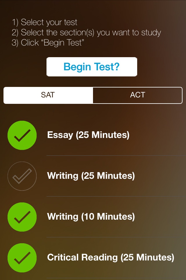 SAT/ACT Test Timer screenshot 2