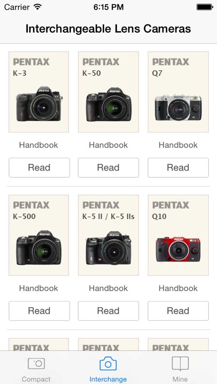 Pentax Camera Handbooks