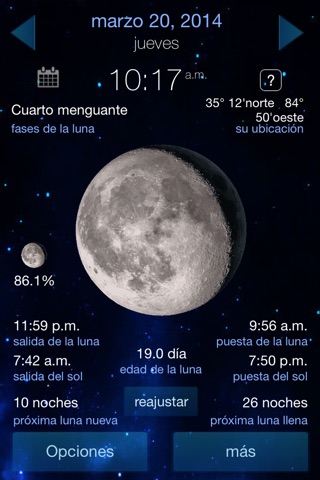 It's A Better Clock - Weather forecaster and Lunar Phase calendar screenshot 2