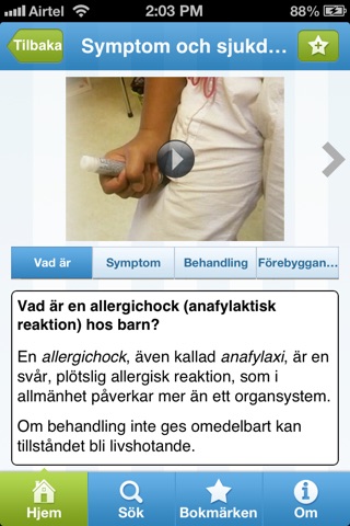 SjuktBarn App Gratis screenshot 3