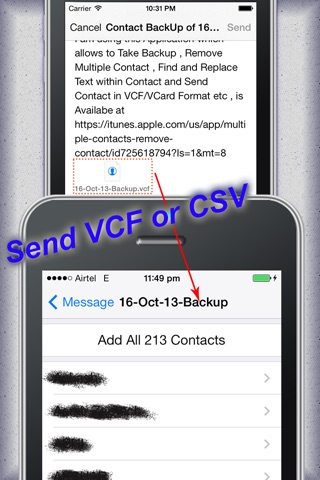 Multiple Contacts Remove - Contact BackUp screenshot 2