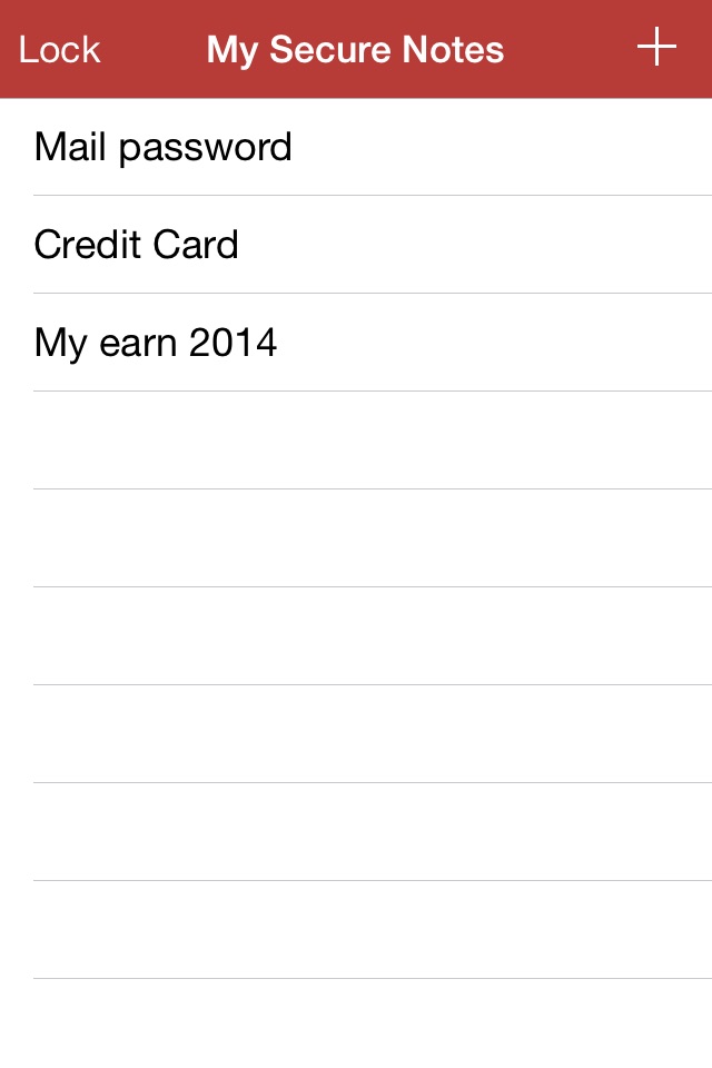 Secure Notes (Protect your notes) screenshot 2