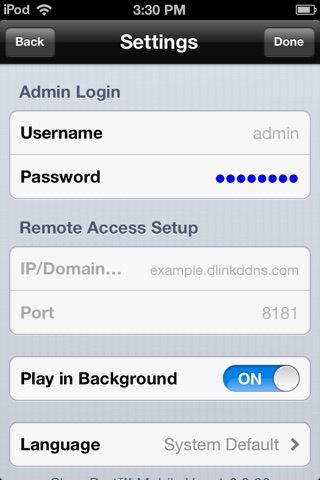 mydlink SharePort screenshot 2