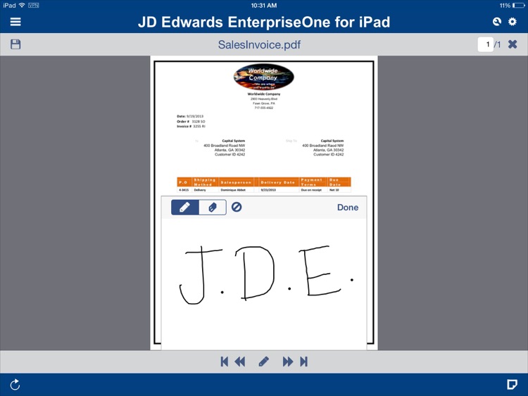 w-4 and jd edwards enterprise one