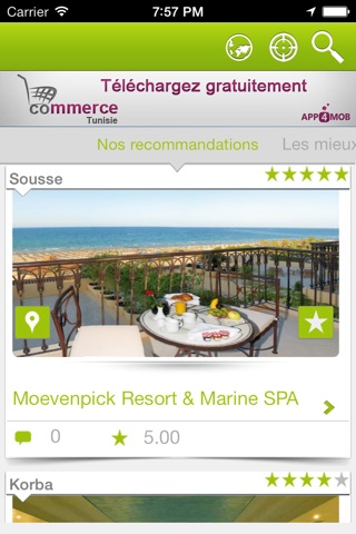 Hôtels Tunisie screenshot 2