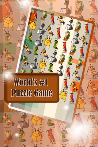 Ancient Pharaoh Tomb Puzzle Match Three or More Splash Game – Best Family & Kid Fun! screenshot 2