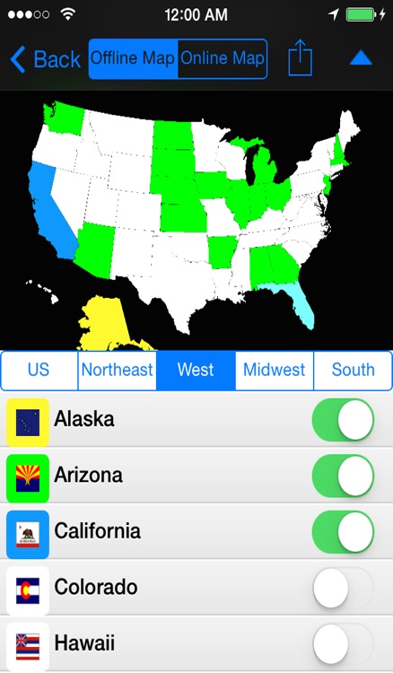 Visited USA States and World Countries Pro