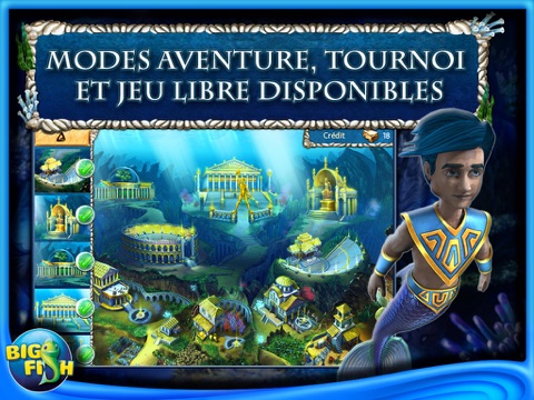 Jewel Legends: Atlantis HD - A Match 3 Puzzle Adventure screenshot 2