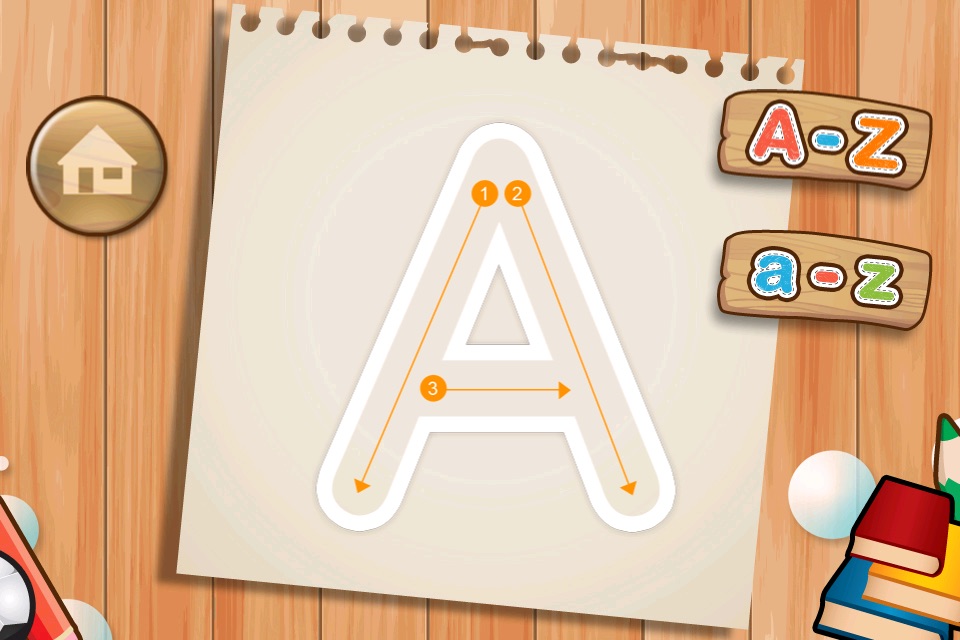 ABC Writing Pre-School Learning iPhone version screenshot 2