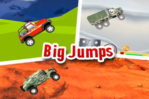 Monster Truck Hill Racing Free - 3D Real Alpine 4x4 Car Climbing screenshot 3