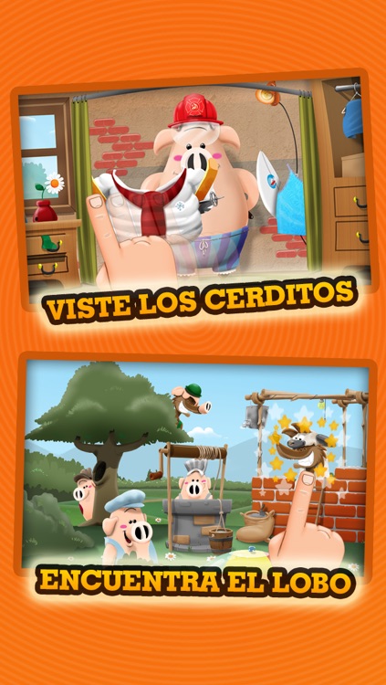 Los Tres Cerditos - Cuento y Juegos