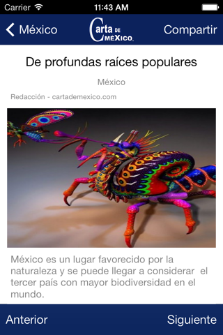 Carta de México screenshot 2