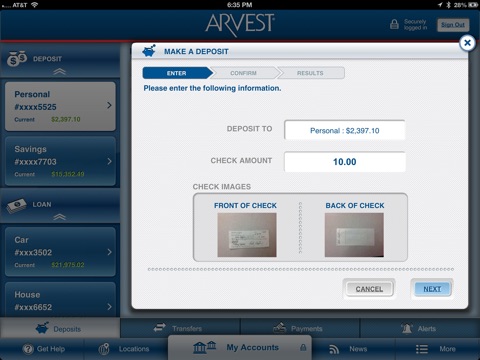 Arvest for iPad screenshot 3
