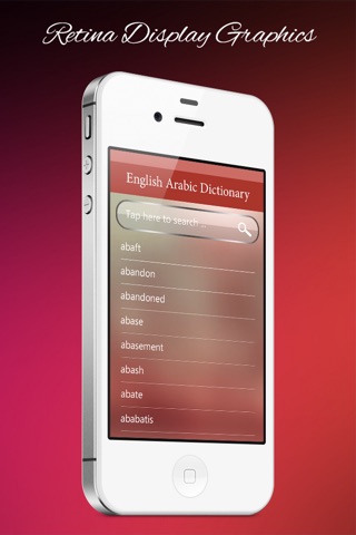 English to Arabic dictionary screenshot 2