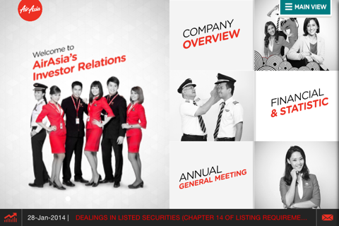 AirAsia's Investor Relations screenshot 2