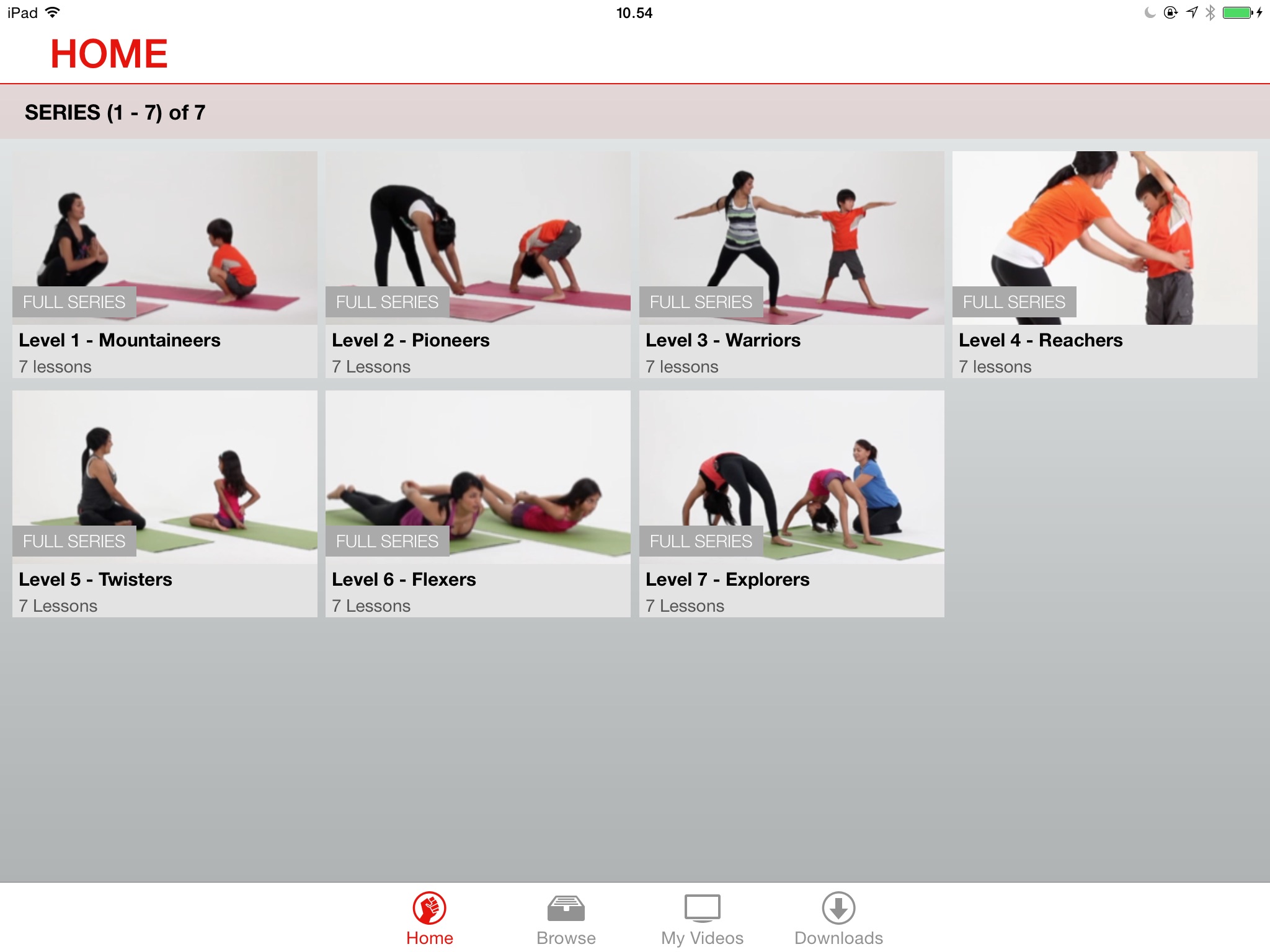 49poses - Children's Yoga Video Lessons for iPad screenshot 2