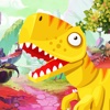 Dino Line Up Maker Skill Puzzle  - FREE - A Dinosaurs Slide & Match Board Game