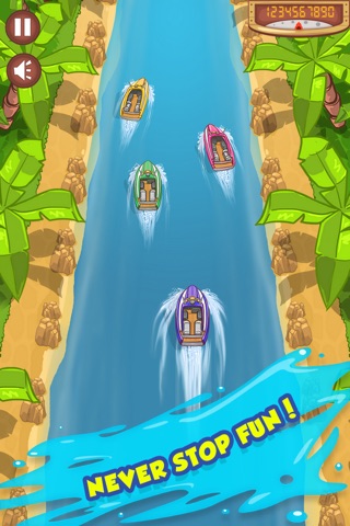 Power-boat Tropics Racer - A crazy fast boating race game for free! screenshot 2