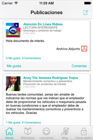 Red social Ridsso screenshot 3