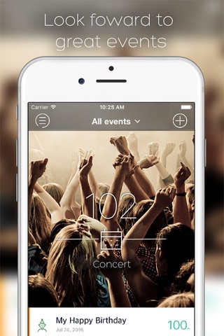 OneDay: Countdown To The Best Moments In Your Life With Photo Snaps And Memories screenshot 3