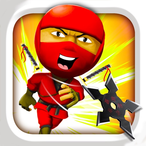 3D Tiny Ninja Fun Run Free - Mega Kids Jump Race To The Aztec Temple Games Icon