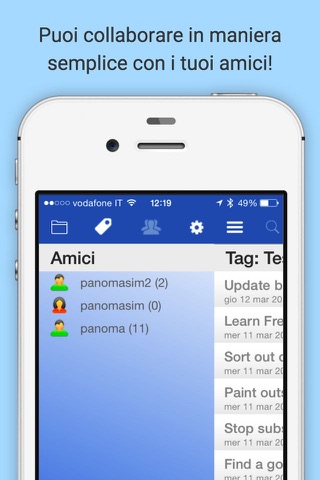TapMeDo (Social Task Manager with collaborative open Sharing and Messaging platform) screenshot 3